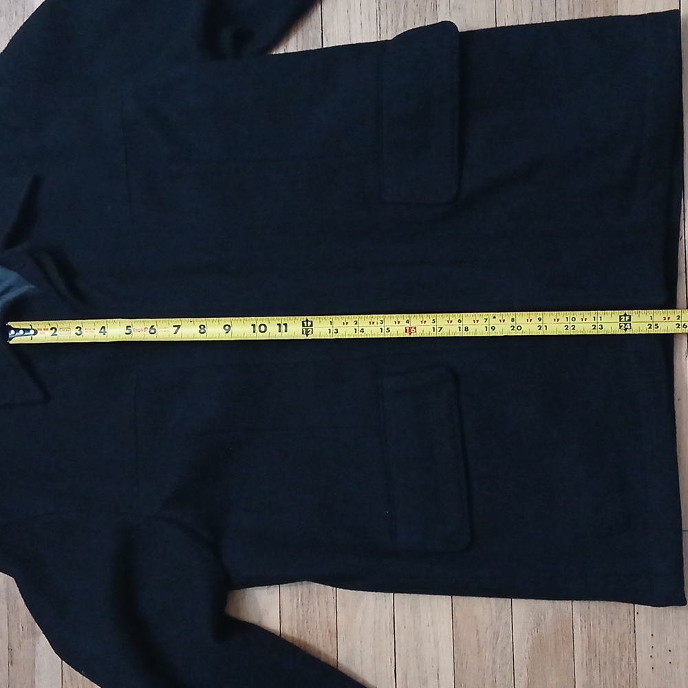 PIERRE CARDIN COAT BLACK MEDIUM - Picture 8 of 15